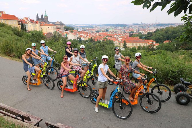 Grandiose half-day guided tour of Prague on Segway and eScooter - Starting at Maltezske Square with a proper practice ride