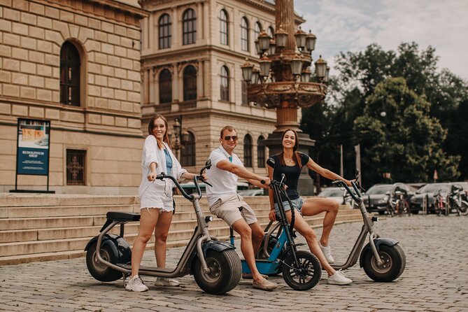 Guided sightseeing e-scooter tour of Prague: 2 hours - The Old New Synagogue and Prague’s Jewish Quarter