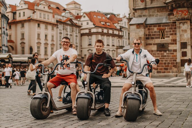 Guided sightseeing e-scooter tour of Prague: 2 hours - Old Town Square and the Astronomical Clock