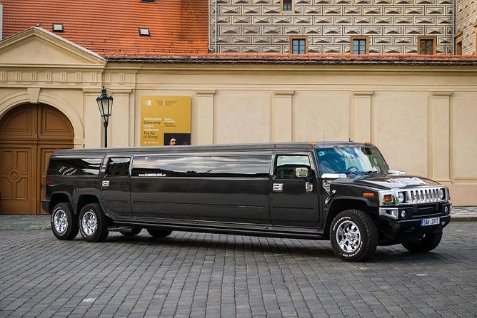 Hummer Limousine Airport Transfer - From Prague Hotel to Airport in 40 to 60 Minutes