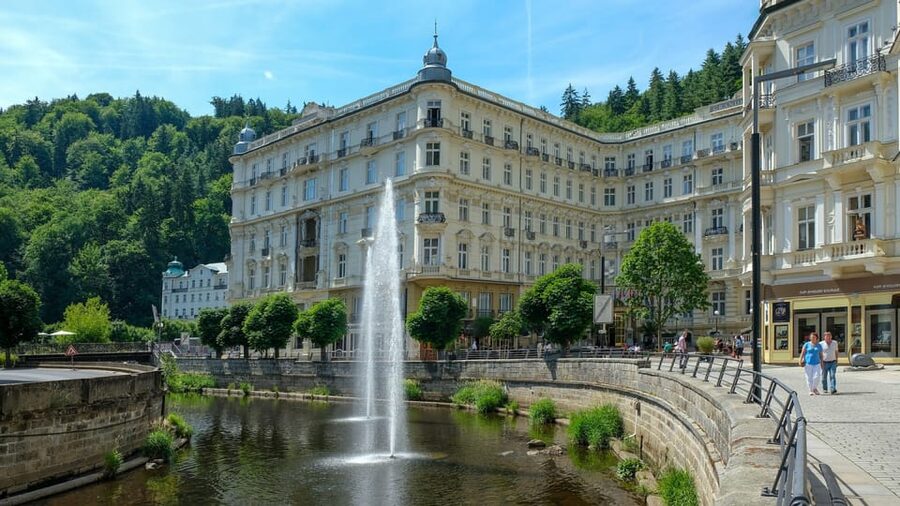 Karlovy Vary excursion - The Grandhotel Pupp and the Town’s Famous Colonnades