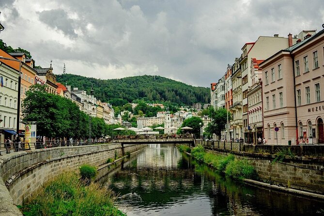 Karlovy Vary Full Day Tour from Prague - Sampling the springs at the Hot Spring Colonnade