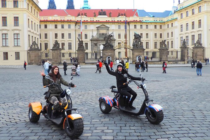 Live-Guided Tour - Trike-Harley Adventure of Prague - Strahov Monastery and the 15-minute brewery pause