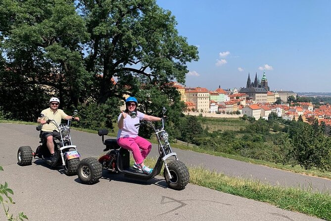 Live-Guided ️Trike-Harley️ Viewpoints tour of Prague - Letná, the Metronome, and the bridge views