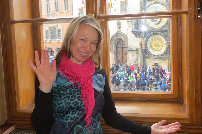 LUXURY Personal Tour of Prague with PERSONAL PRAGUE GUIDE - Old Town Square, the Astronomical Clock, and coffee