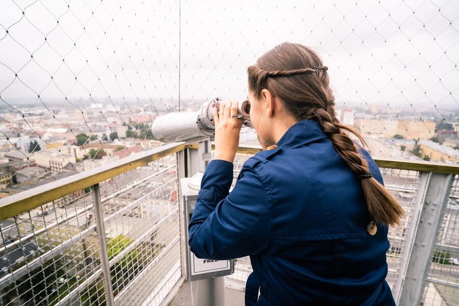 Ostrava: Entrance to the viewing tower of the new town hall - Key points to know before you go