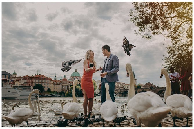 photoshoot in prague - Starting at the Charles IV Statue Near Charles Bridge