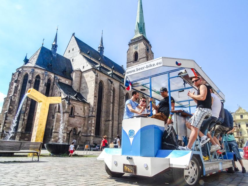 Pilsen: 1.5-Hour Beer Bike with Unlimited Beer - When the Pilsner starts flowing