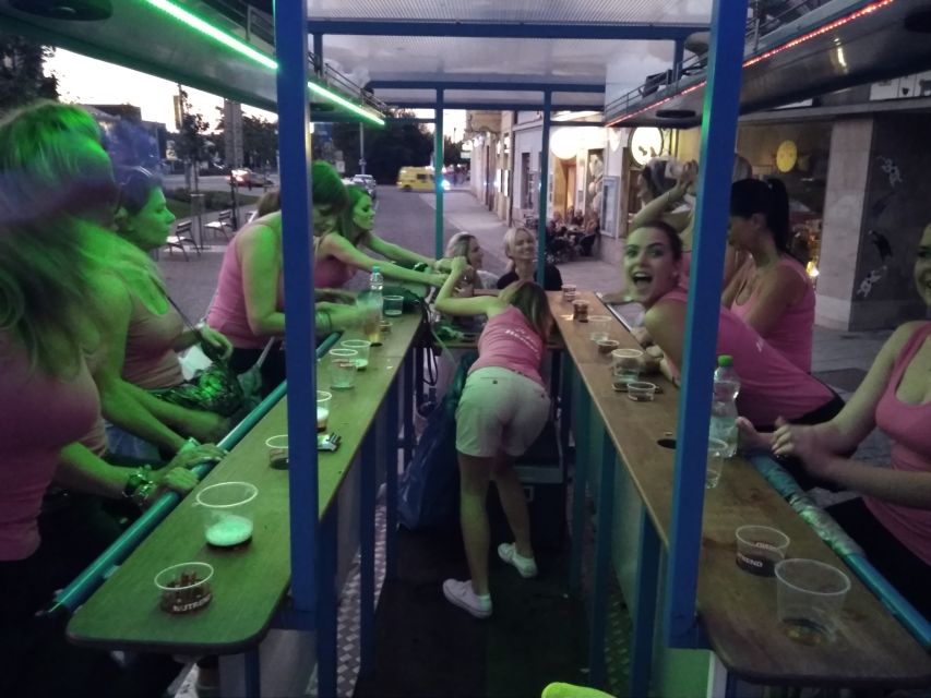 Pilsen: 1.5-Hour Beer Bike with Unlimited Beer - Bringing your own music to the bike
