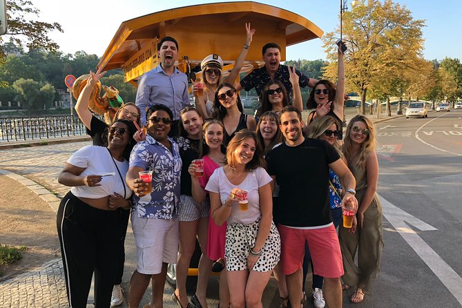 Prague: 1,5- Hour Beer Bike with Unlimited Czech Beer - Starting at nábř. L. Svobody 1