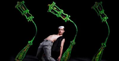 1.5-Hour Black Light Theater Srnec Performance