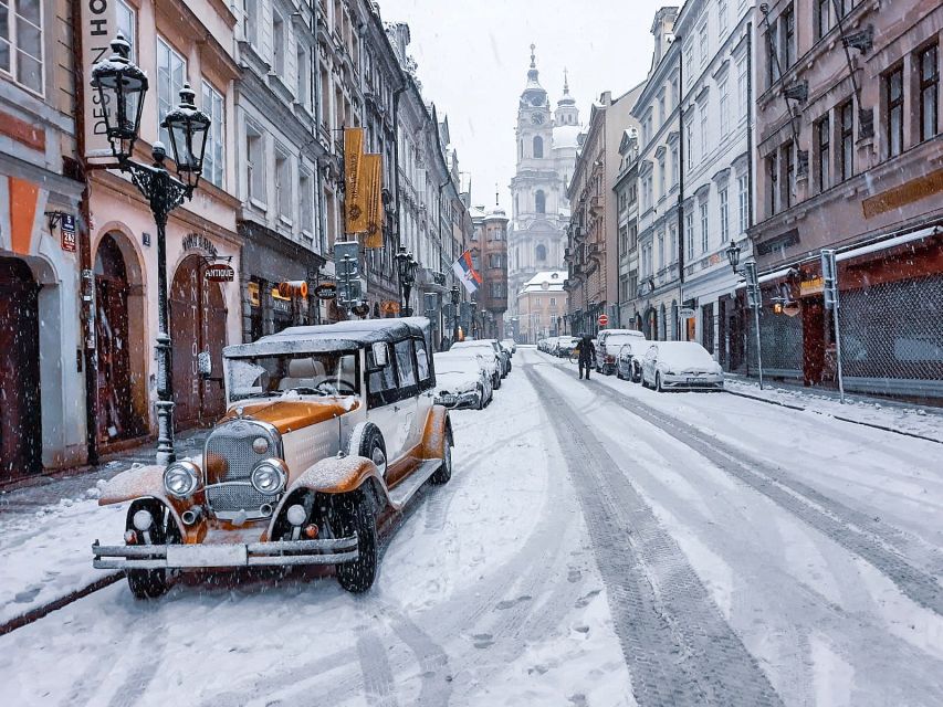 Prague: 1.5–Hour Vintage Car Tour - Comfort in cold weather and changing skies