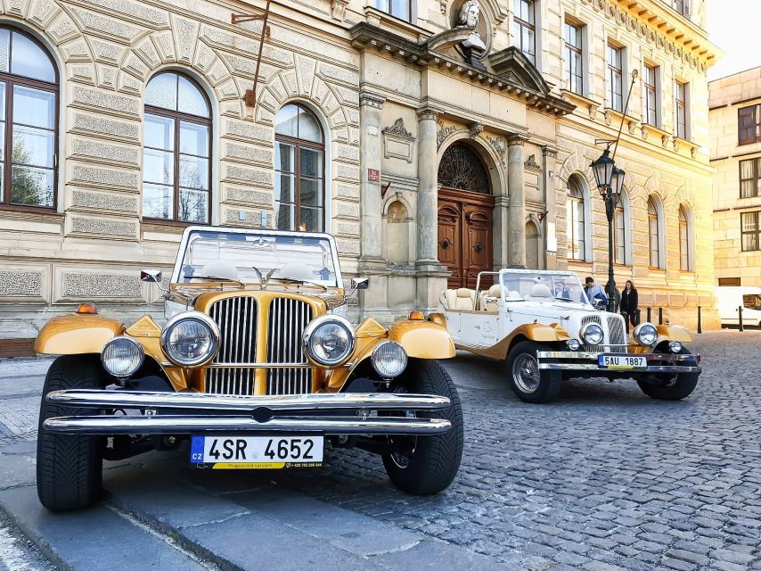 Prague: 1.5–Hour Vintage Car Tour - Starting with hotel pickup and a private route