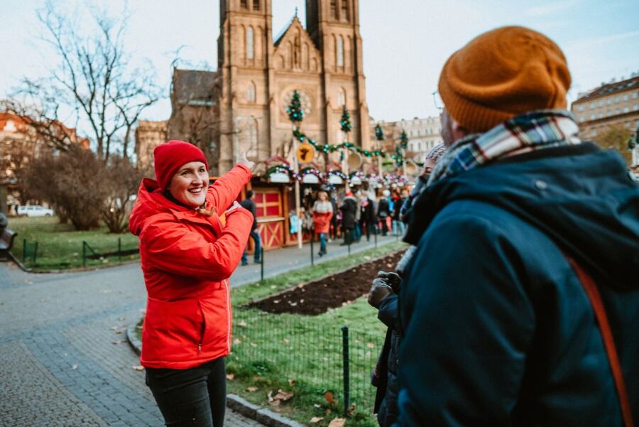 Prague: 2-3h Magical Christmas Markets Tour with Inclusions - A smaller neighborhood market with a local feel