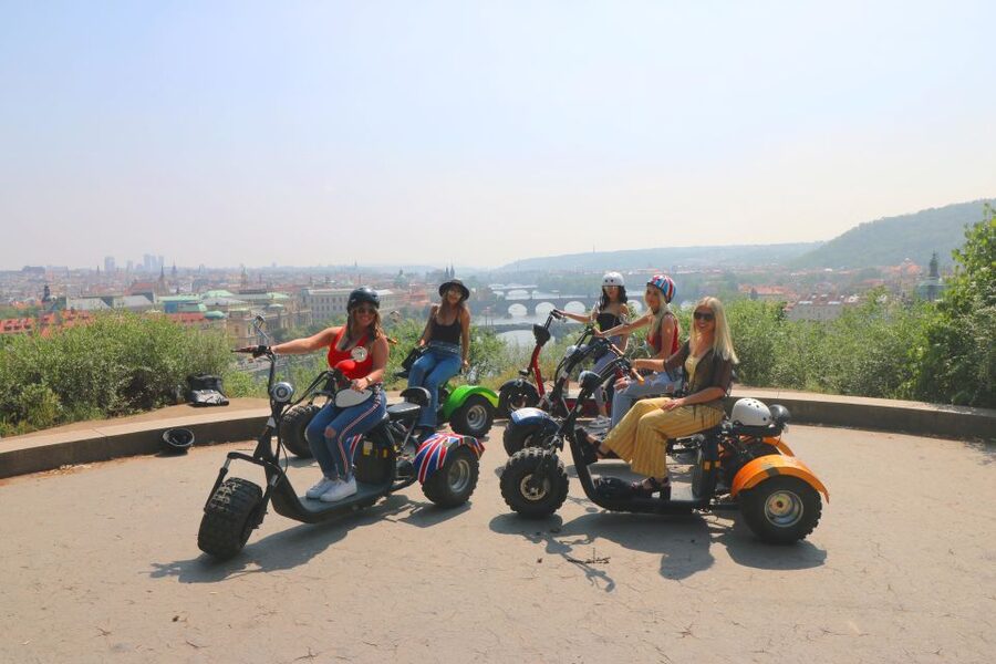 Prague: 2-Hour Trike Live Guided Tour of Old Town - Inside Strahov Monastery and its library option
