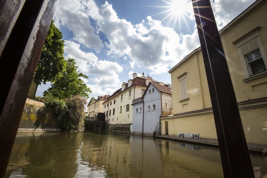 Prague: 3–Hour Castle Grounds Walking Tour and River Cruise - Taking the tram to Prague Castle