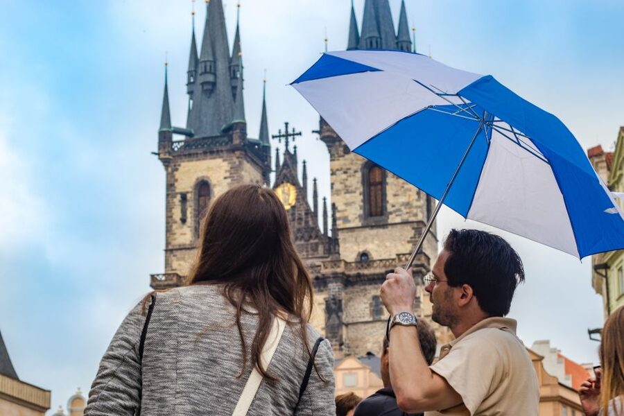 Prague: 3-Hour Walking Tour of Old Town & Prague Castle - Old Town stories that give the streets meaning