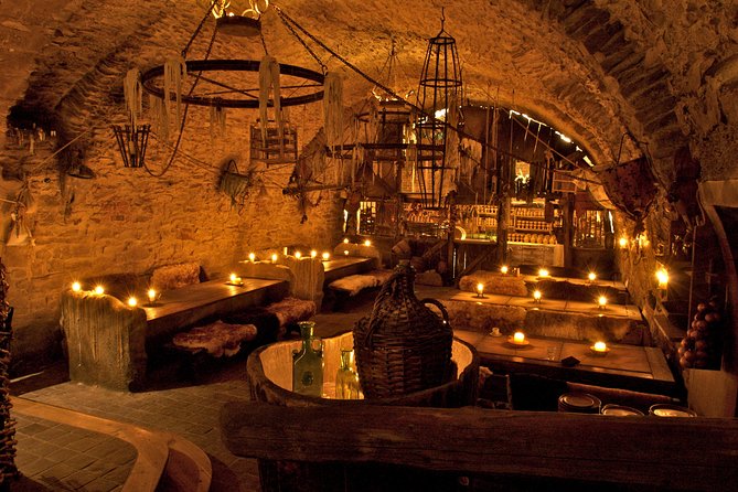 Prague 5 Courses Medieval Dinner and Live Performances - The communal tables are part of the bargain