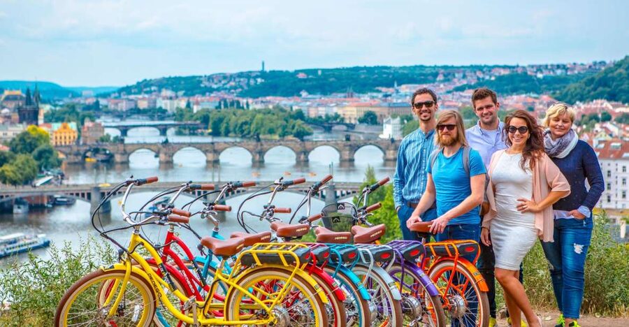 Prague: 7 Best Viewpoints of Prague E-Bike Tour - Petřín Hill: the first big sweep across Prague