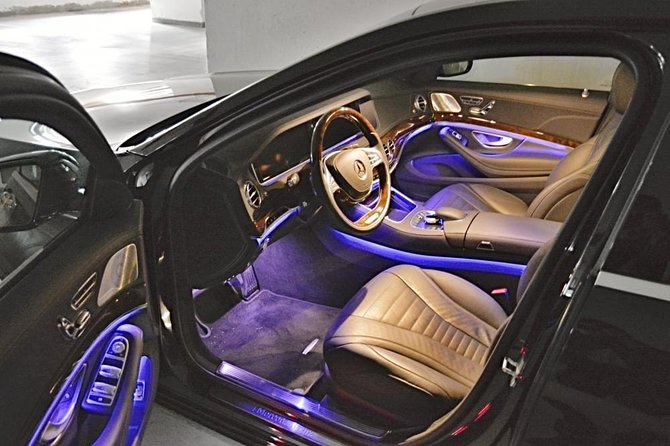 Prague airport luxury transfer by a Mercedes Benz S class - The meet-and-greet service near entrance D