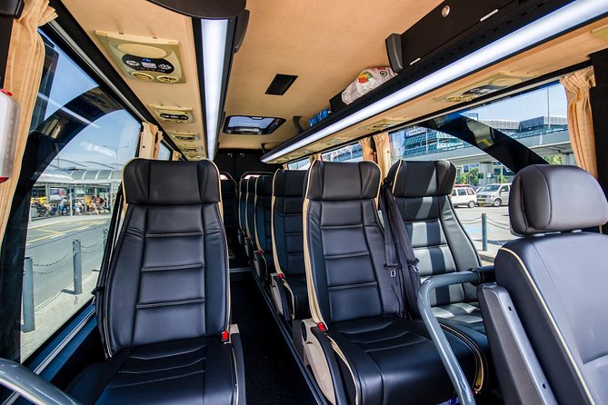 Prague Airport Shared Departure Transfer - What the ride is like inside the minibus