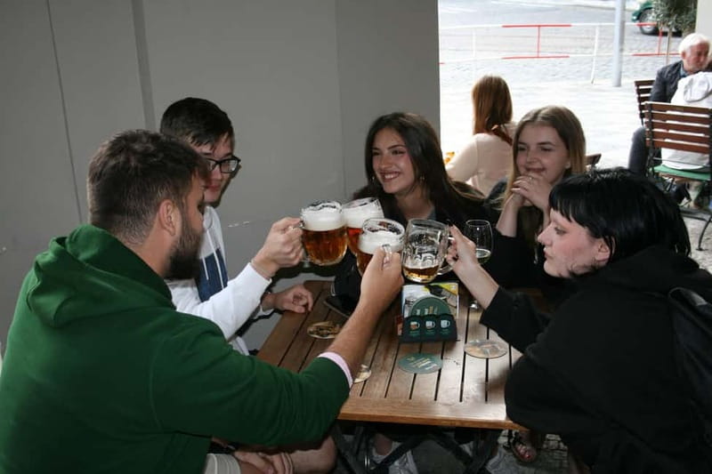 Prague Beer History: Highlights Tour with Tasting - Walking from Lesser Town toward Charles Bridge