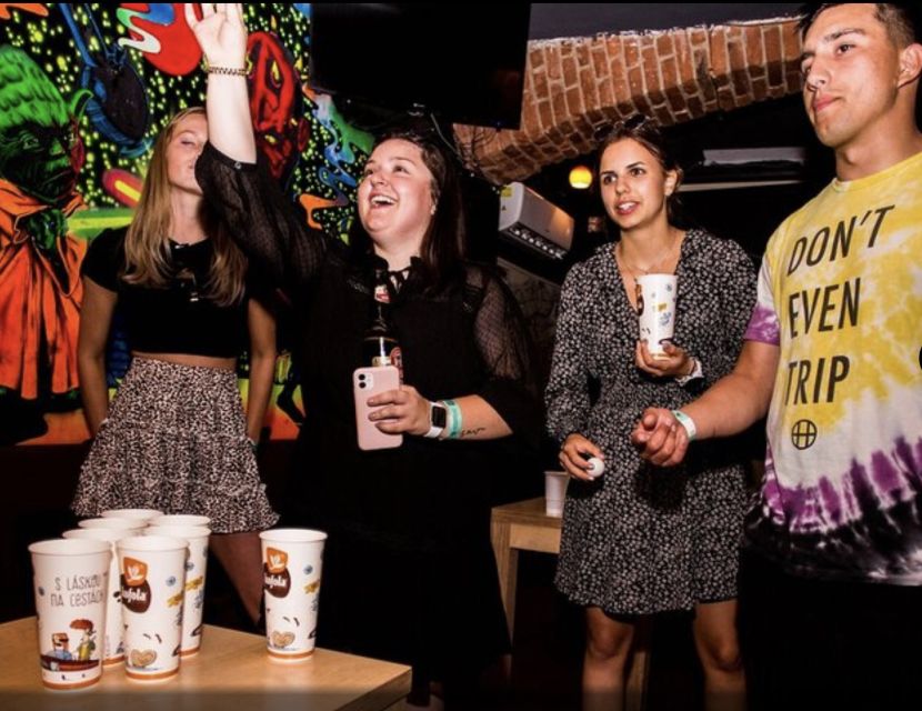 Prague: Beer Pong Experience with Unlimited Czech Beer - The bartender is part of the value