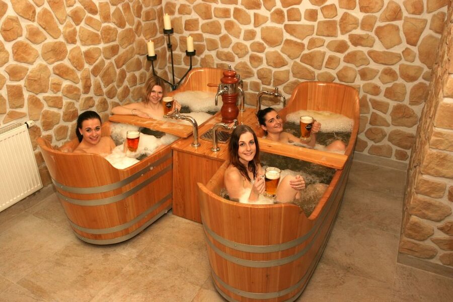 Prague: Beer Spa Bernard with Beer and Massage Option - Key points before you book