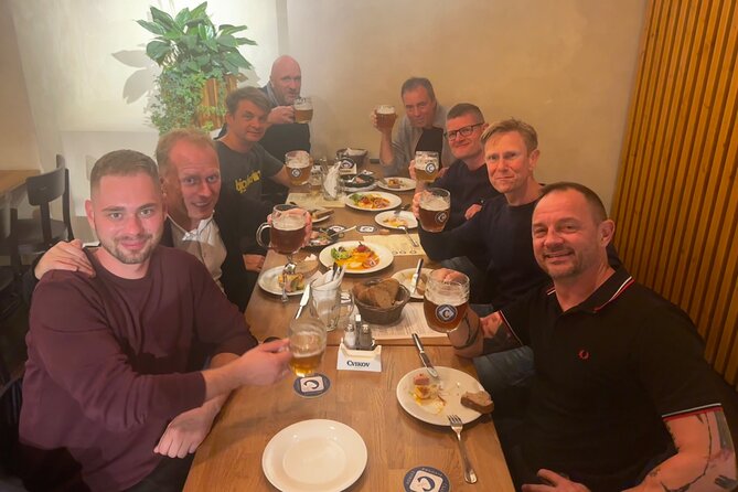Prague Beer Tasting - 8 types of Czech beer included - Eight beers, one Prague brewpub