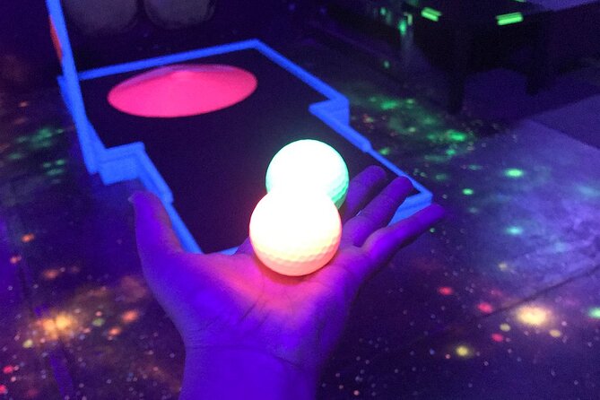 Prague Black Light Mini Golf Admission Ticket - The Central Location Near Old Town Square
