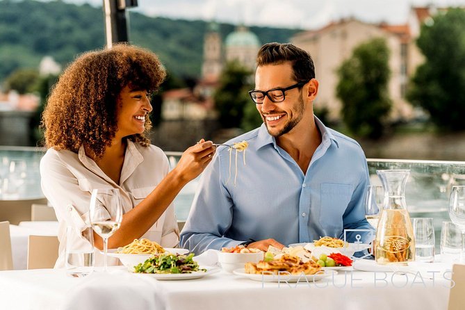 Prague Boats 2-hour Lunch Cruise - A moving lunch with Prague as the dining room