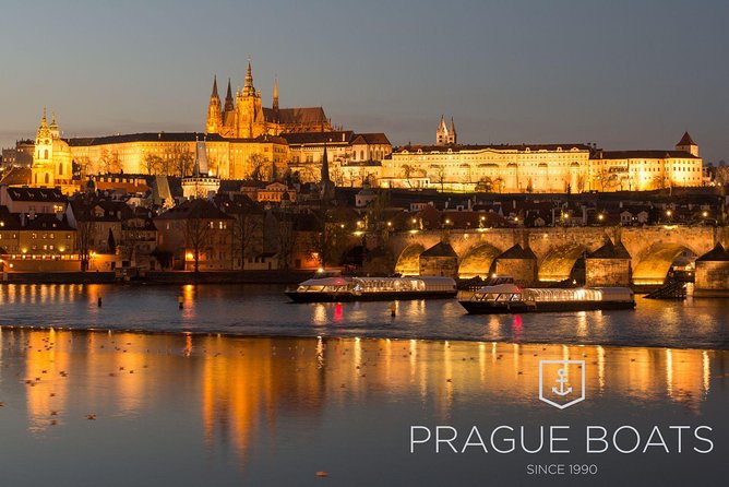 Prague Boats 3-hours Crystal Dinner Cruise - The Crystal boat and its glass roof