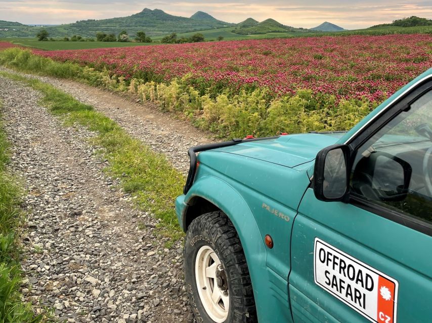 Prague: Bohemian Uplands Garnet Panning&Animal Farm 4WD Tour - Extinct volcanoes and wide Czech views