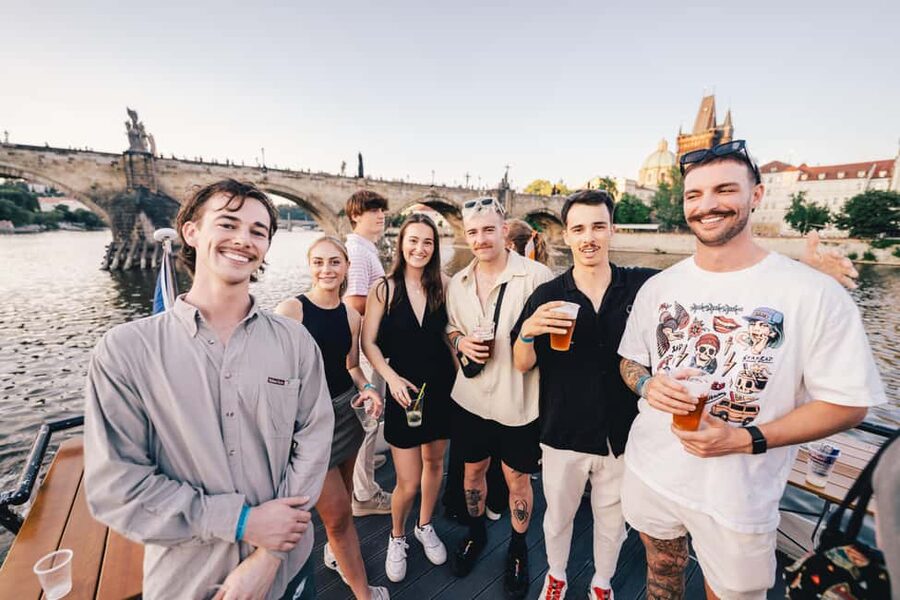 Prague: Booze Cruise with Open Bar and Duplex Entry - Moving From the Boat to Club Duplex