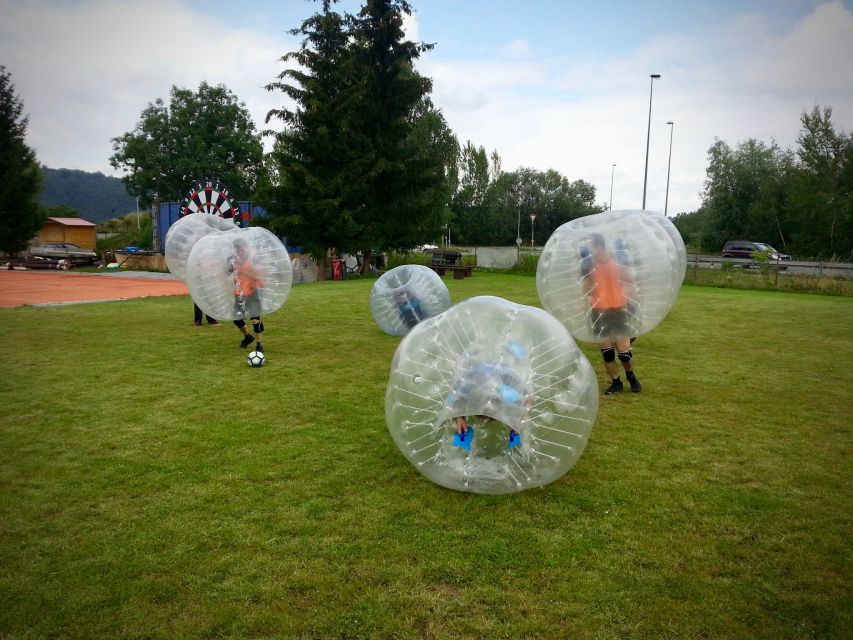 Prague: Bubble Football and Archery Combo Experience - Switching from foam collisions to archery