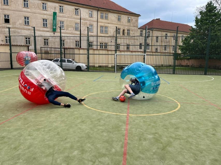 Prague: Bubbles football in city centre of Prague - Why the referee matters more than you might expect