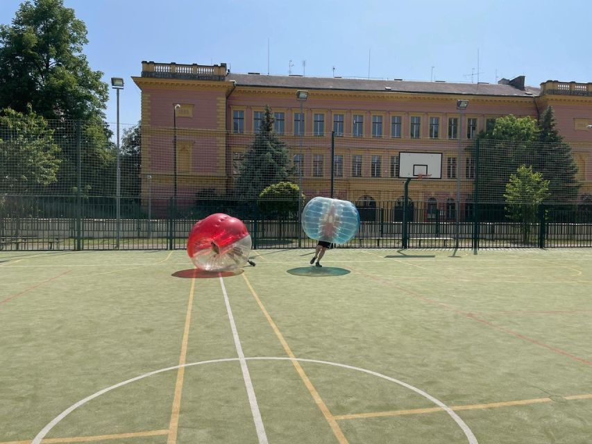Prague: Bubbles football in city centre of Prague - Who will enjoy this Prague activity most