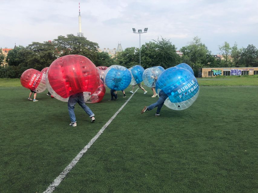 Prague: Bubbles football - Zorb Football in centrum - What this Prague activity actually involves