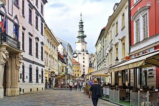 Prague-Budapest One-Way Sightseeing Day Tour - Bratislava: two hours for lunch and the Old Town