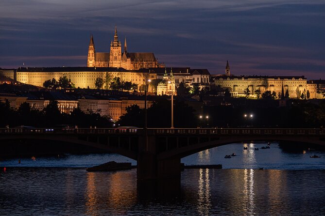 Prague by Night - Private Driving tour - The Legion Bridge opens the evening