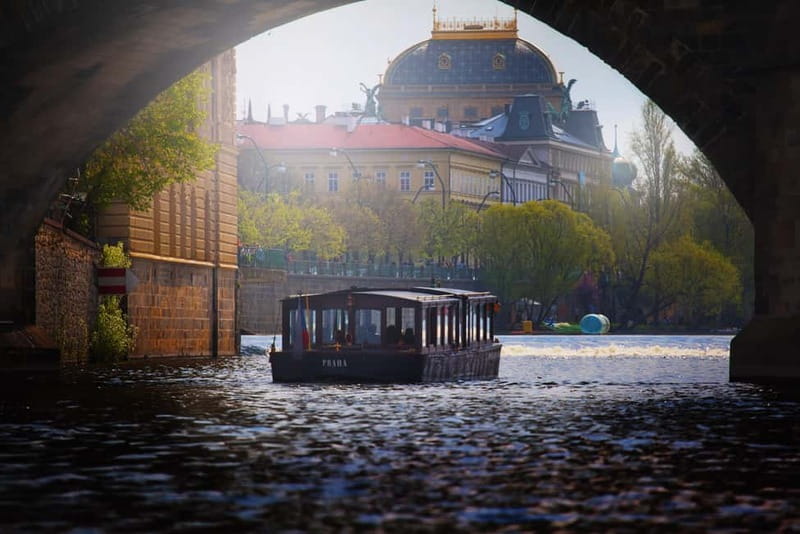 Prague: Canal Cruise Around Charles Bridge - Prague Castle from the water