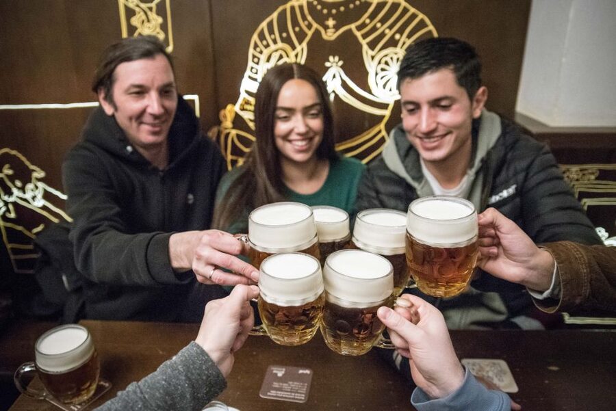Prague: Castle Side Breweries & Pubs Guided Walking Tour - From major brewery names to a monastery microbrewery