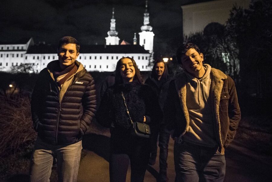 Prague: Castle Side Breweries & Pubs Guided Walking Tour - Prague after dark: bridges, views, and castle streets