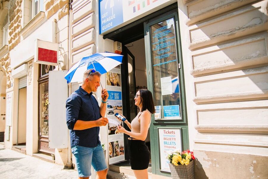 Prague: Charles Bridge Audio Guide with Tower Entry Ticket - Starting at the Get Prague Guide office