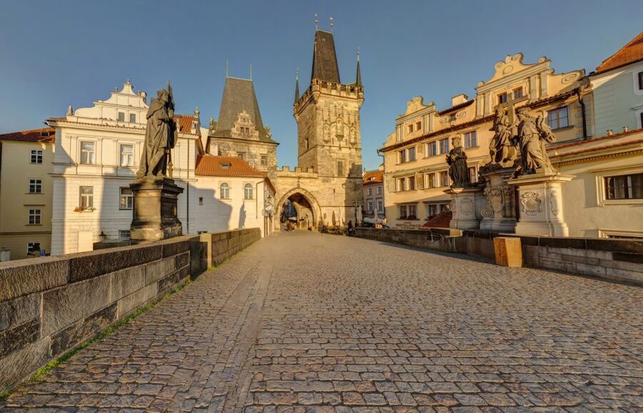 Prague: Charles Bridge Towers Combined Entry Ticket - Crossing Charles Bridge between the towers