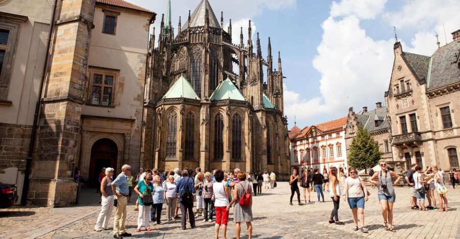 Prague City 3-Hour Tour with Changing of the Guard - Seeing Prague from the minibus