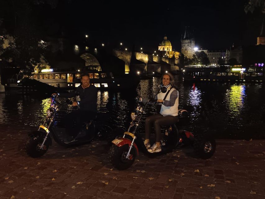Prague City sightseeing in Night Trike Tour - Strahov Monastery and the hilltop route