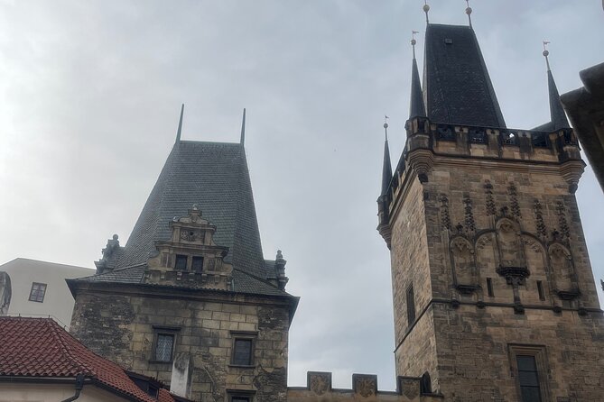 Prague city tour + Charles Bridge and Campa island small groups - Crossing the Vltava at Mánes Bridge