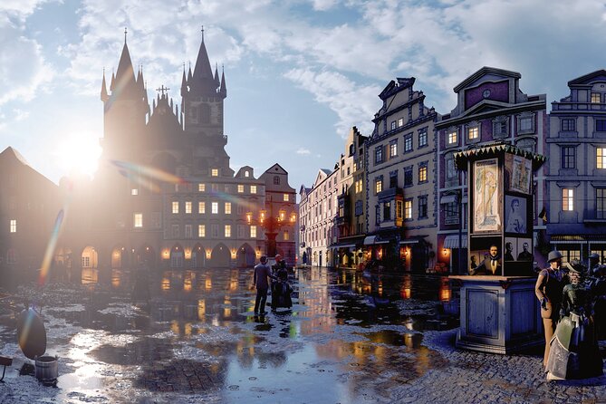 Prague City Tour with Virtual Reality - The national square and the Prague Spring