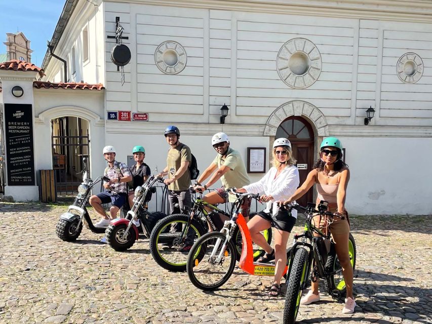 Prague: City Viewpoints Tour by Electric Fat Bike - Letná Park and the six-bridge viewpoint